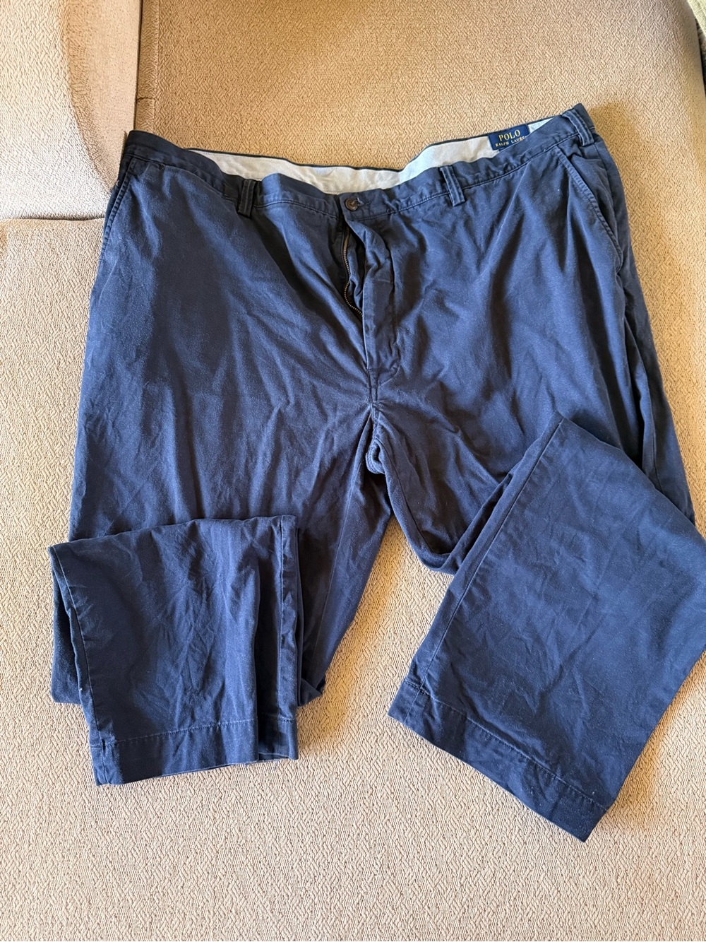 Polo Ralph Lauren Men’s 48x32 Navy Stretch Classic Fit Chino Pants